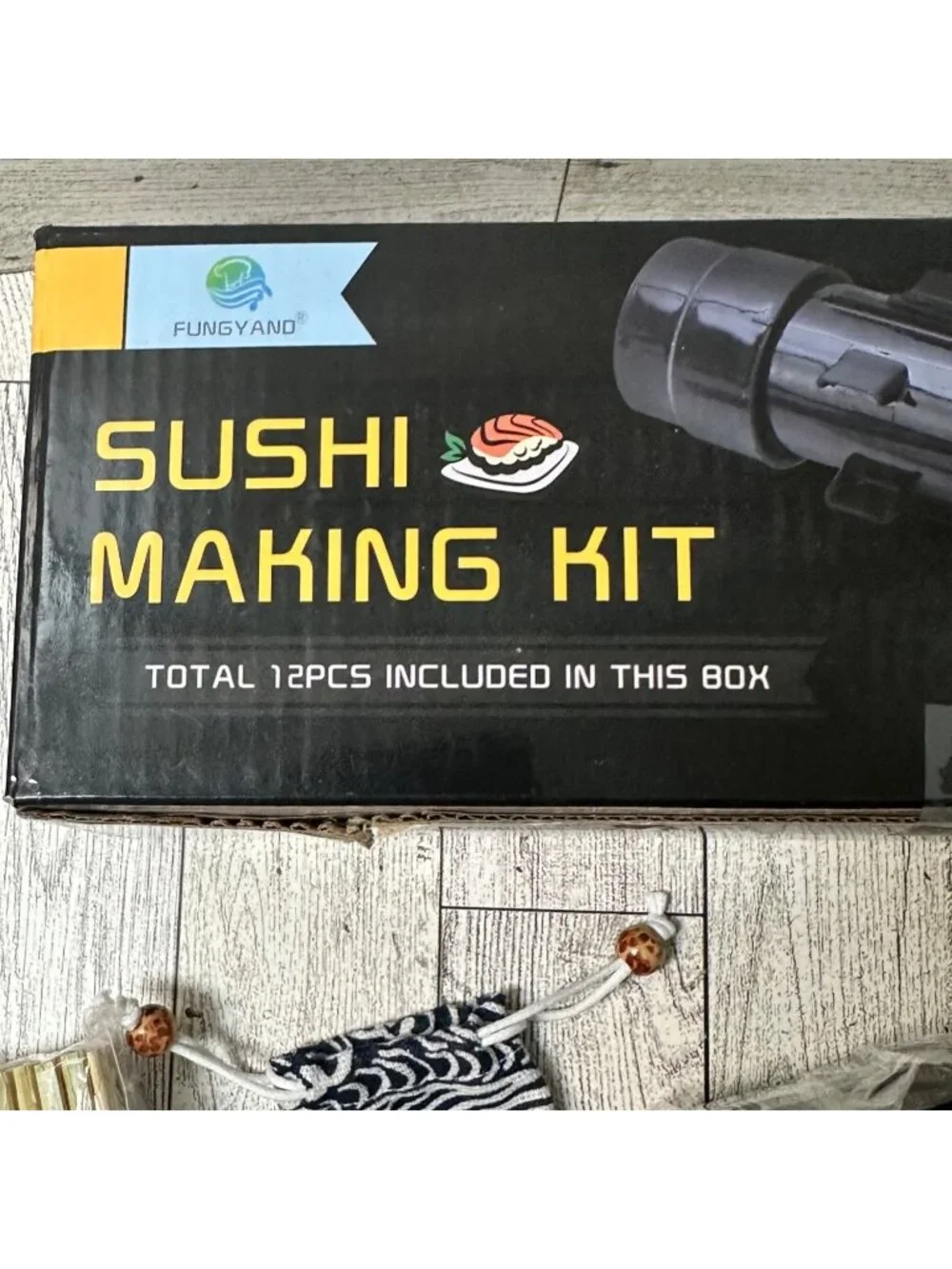 Sushi Making Kit With Bazooka & Tools For Homemade Sushi Rolls - Open Box